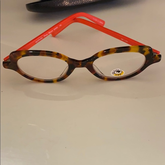 New Eyebobs Tortoise w/Persimmon(Orange) Arms 1.50 - Picture 3 of 5